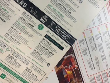 The Dish On Laminated Menus: Attractive, Durable & Cost-Effective The Dish On Laminated Menus: Attractive, Durable & Cost-Effective